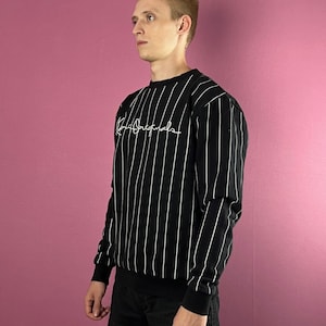 Karl Kani Vintage Men&#39;s Pinstripe Sweatshirt - S