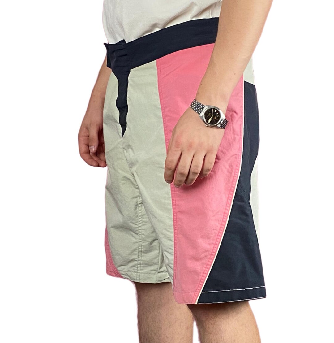 80s Emporio Armani Vintage Men's Swim Shorts - XXL Multicolor