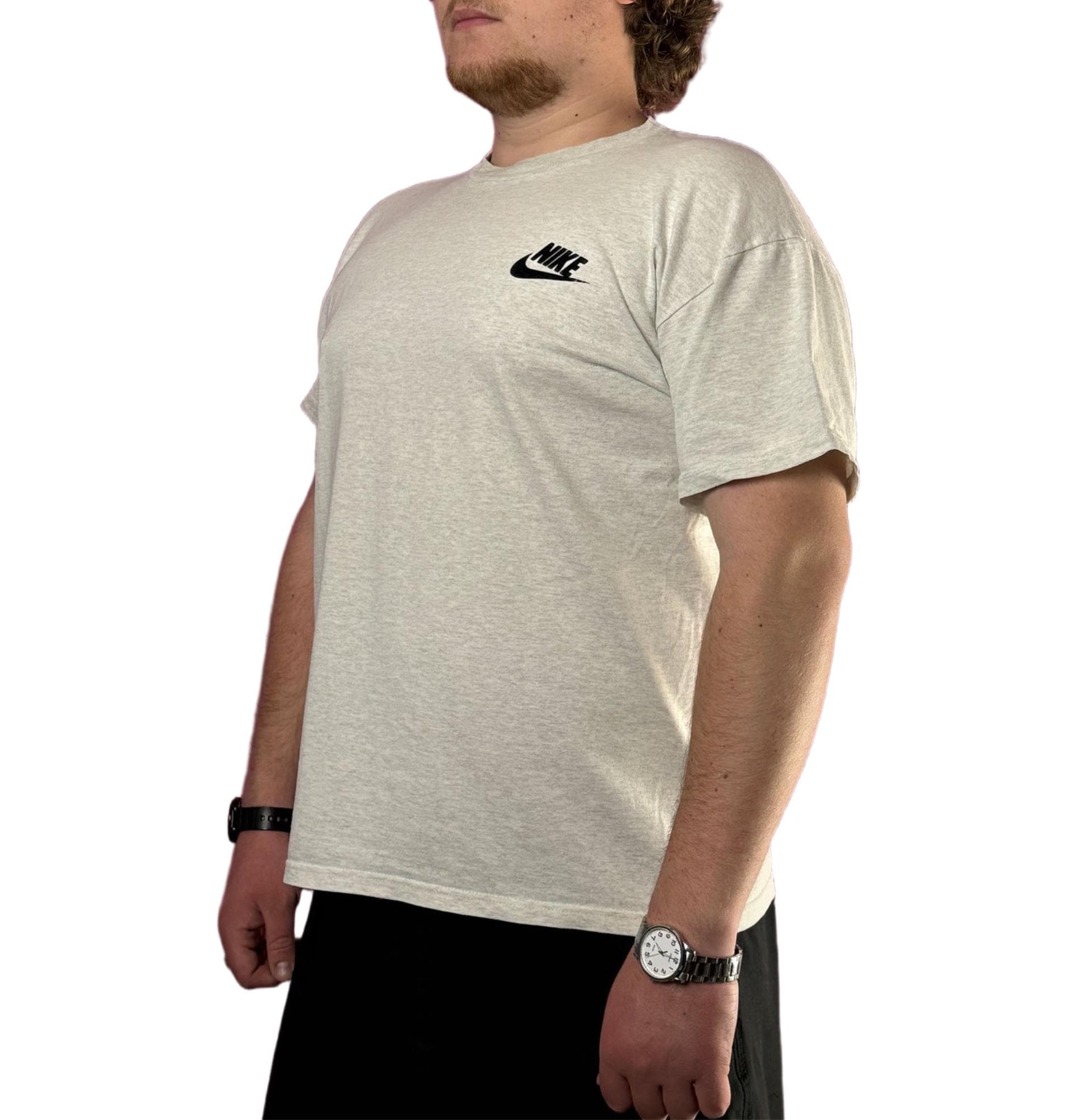 90s Nike Premier Vintage Men's T-shirt - XL White Cotton Blend - Etsy