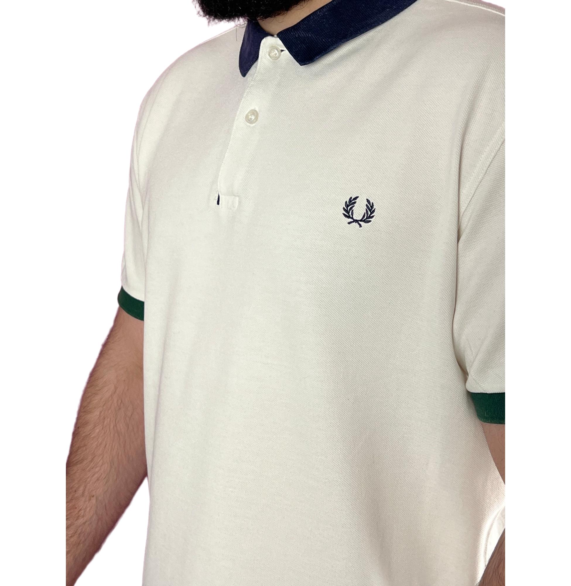古着　FRED PERRY Fred Perry Retro 80s Half Zip Tipped Sweatshirt U