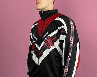 90s Jako Vintage Men's Track Jacket - M Black Polyester