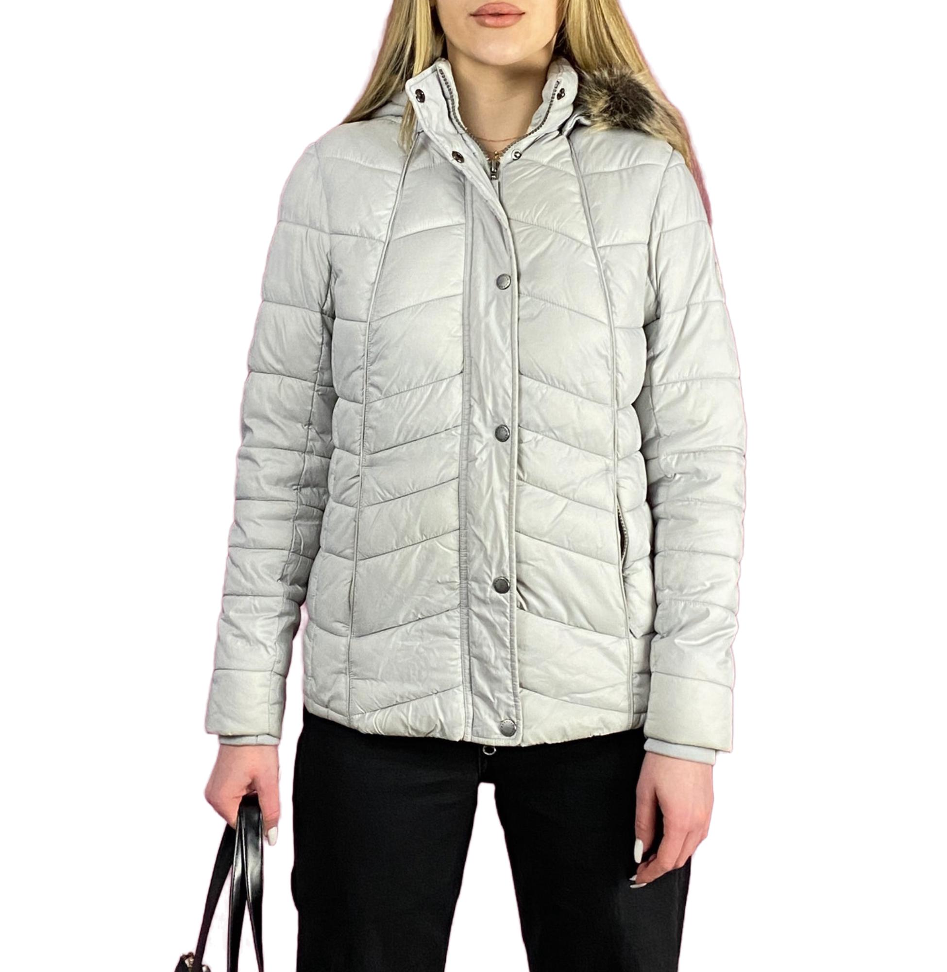 Barbour Vintage Women's Bernera Quilt Jacket S Ice White Nylon