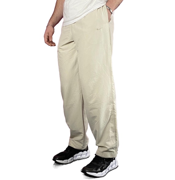 パンツ 90s OLD NIKE 2tuck cotton chinopants Vintage Nike Baggy Track Pants Hype Streetwear | eBay