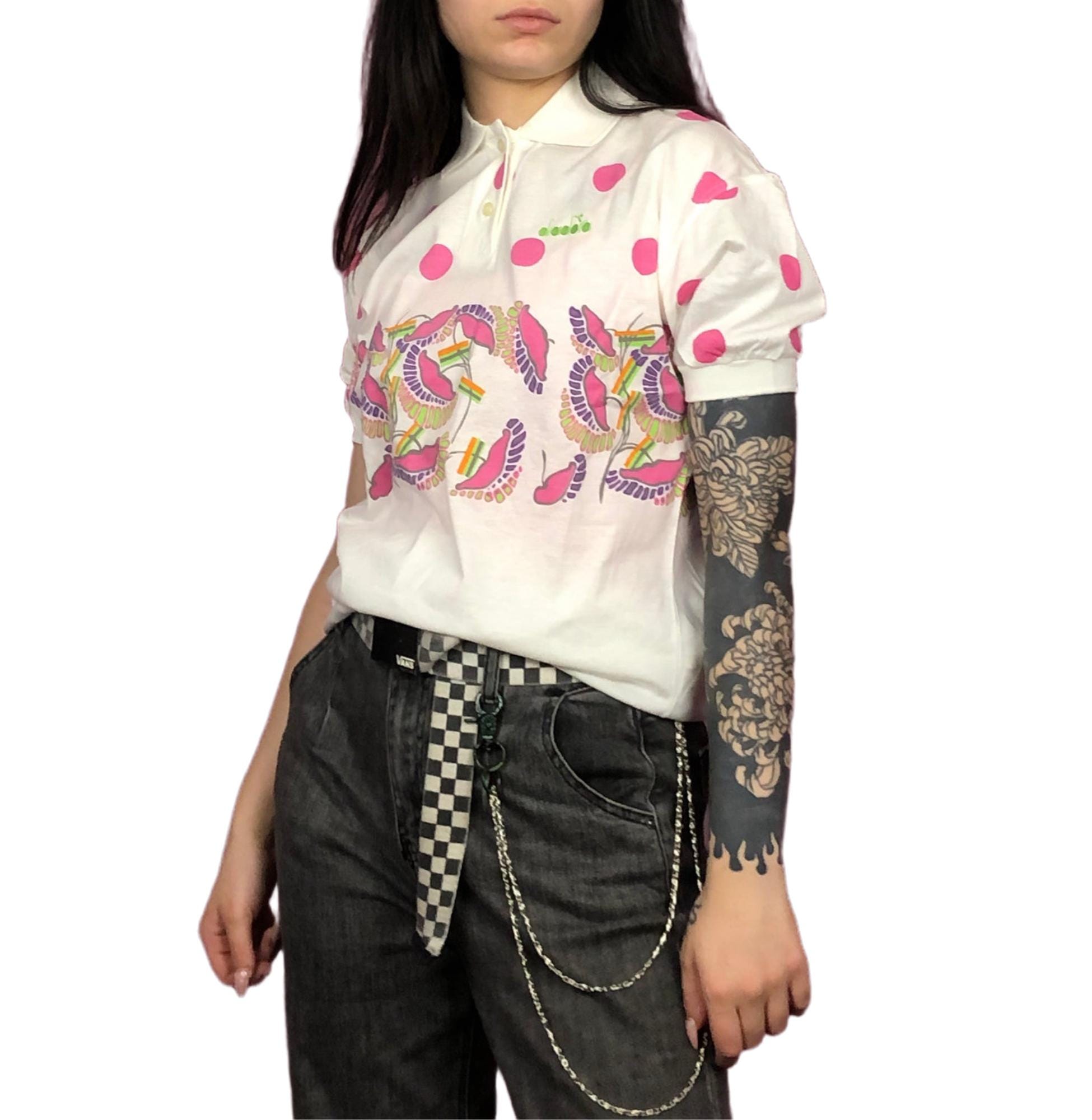 Diadora Polo Shirt - Etsy