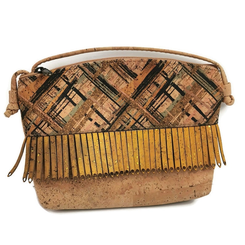 Crossbody cork clutch Handmade Portuguese cork Clutch Etsy