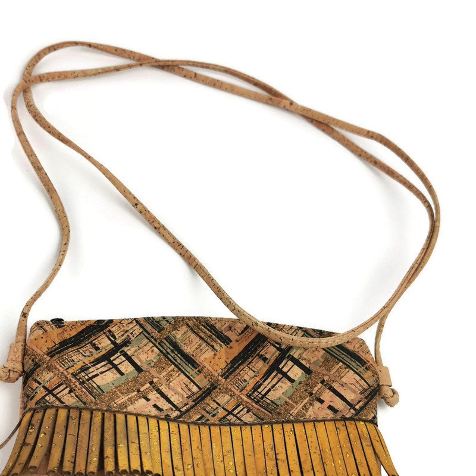 Crossbody cork clutch Handmade Portuguese cork Clutch Etsy