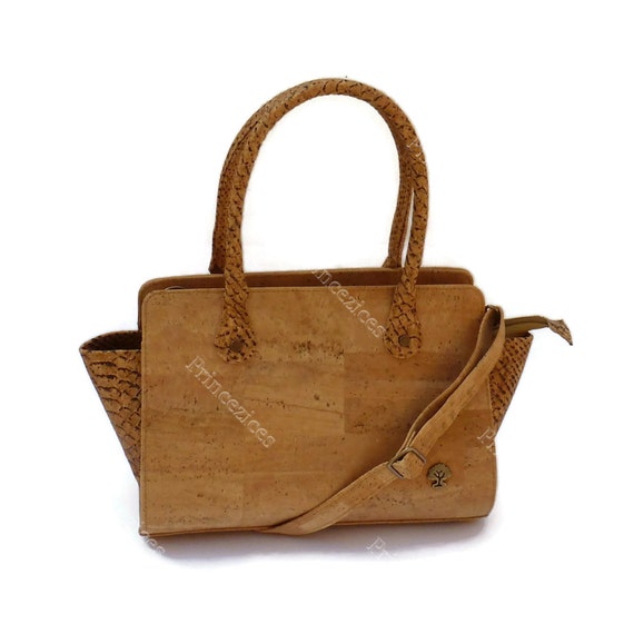 Handmade cork bag Princess style Etsy