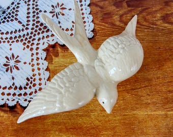 Keramische witte kleur Portugese zwaluw wanddecoratie zwaluw (18 cm * 13 cm)