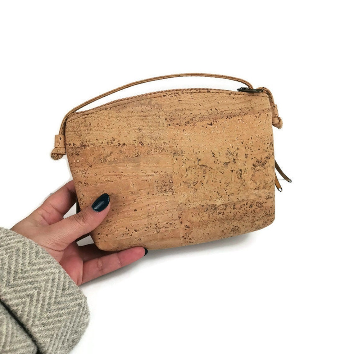 Crossbody cork clutch Handmade Portuguese cork Clutch Etsy