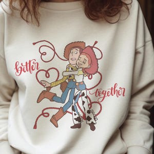 Valentines Day Sublimation File, Cartoon Story Friends Sublimation Design for All Printable Surfaces, T shirt Sublimation