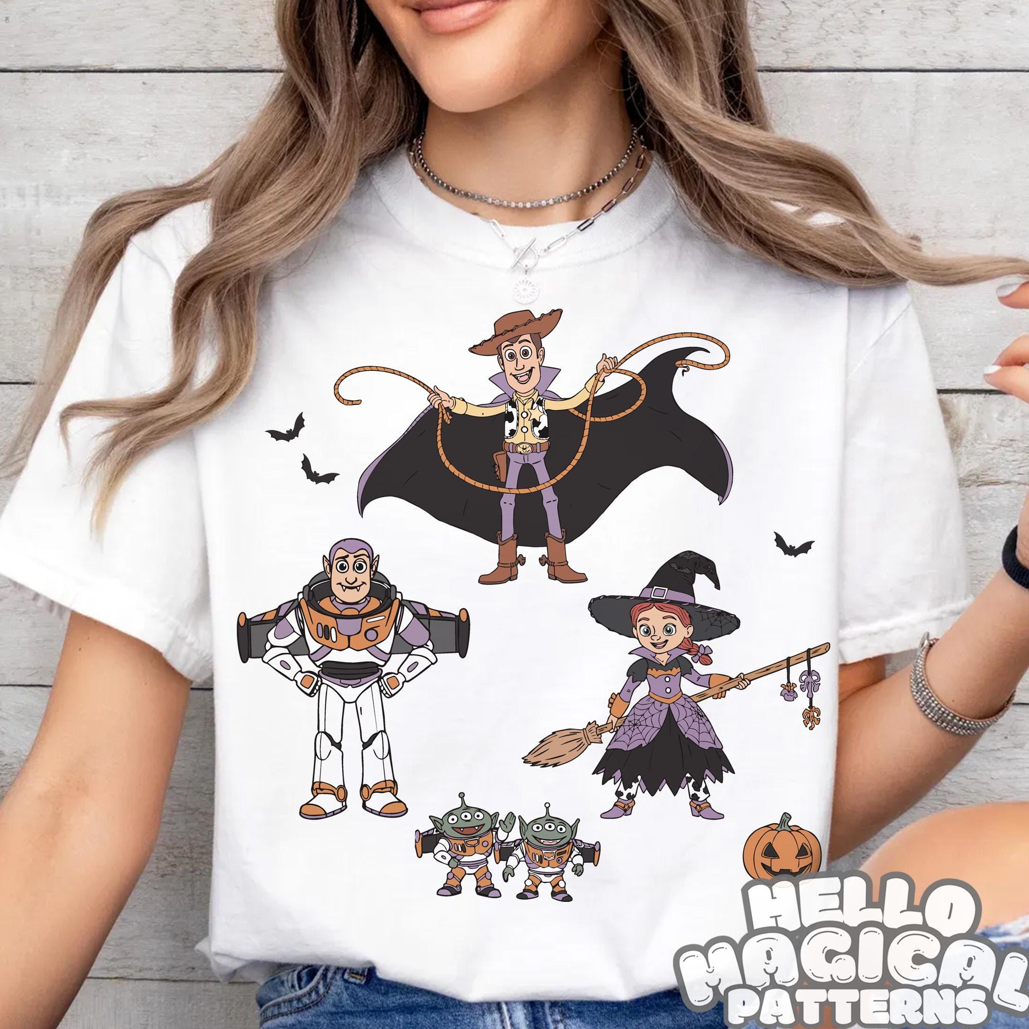 Halloween Story Friends Sublimation File, Cartoon Friends Sublimation File for Halloween, PNG file