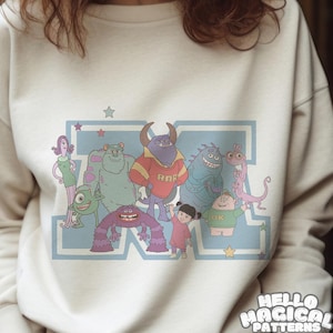 Monster Sublimation File, Cartoon Monster Sublimation Design for All Printable Surfaces, T shirt Sublimation