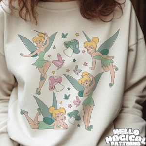Magische Fee-Sublimationsdatei, Cartoon-Fee-Sublimationsdesign für alle druckbaren Oberflächen, T-Shirt-Sublimationsdesign
