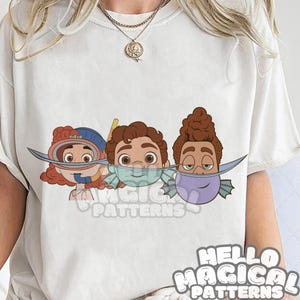 Magical UnderSea Friends Sublimation File, Cartoon Friends Sublimation Design for all Printable Surfaces, Tshirt Sublimation, Png file