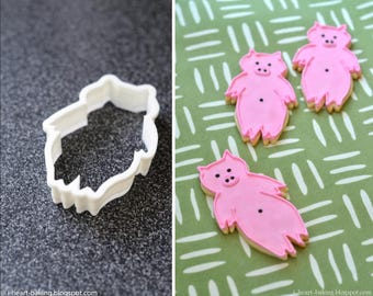 Standing Piggy Cookie Cutter Pig