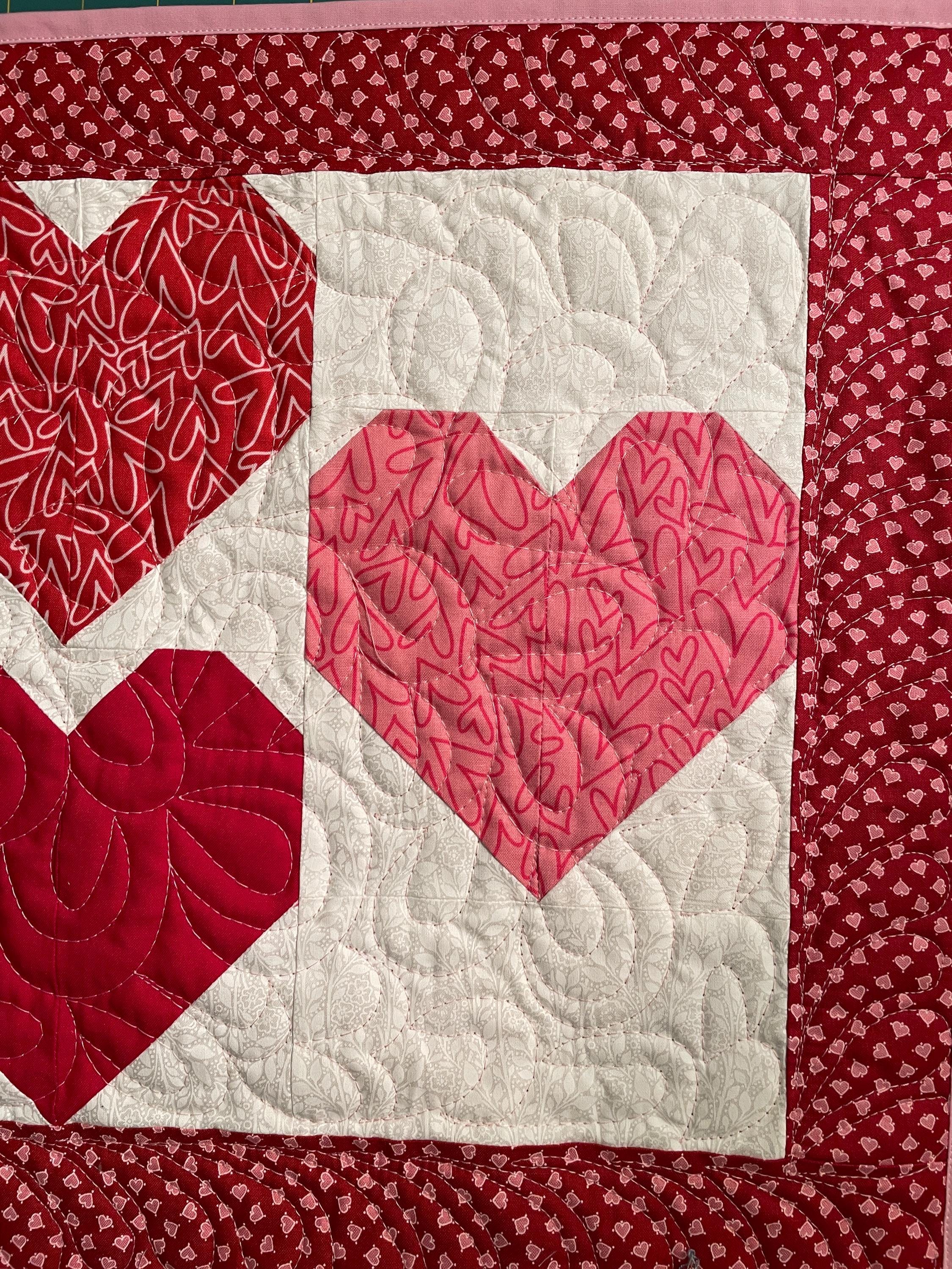 Valentine's Day Heart Table Runner Pattern - Etsy