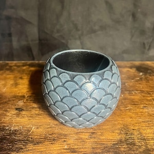 3D Meerjungfrau Fisch-Skala 2 Zoll Sukkulenten Pflanzer