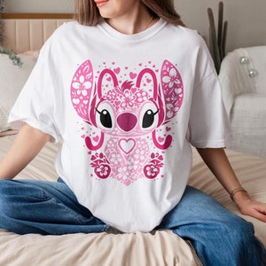 Angel Shirt, Stitch Angel Shirt, Stitch and Angel Party Shirt, Disney Kids Shirt, Disneyland Shirt, Disney World Shirt, Stitch Lilo Shirt