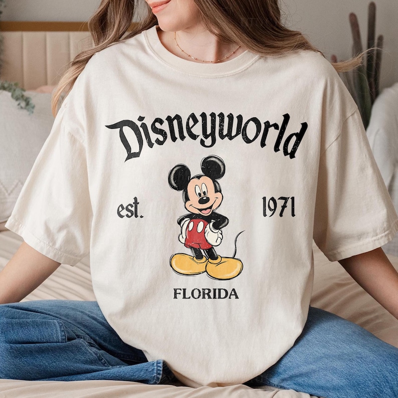 Retro Disneyworld Full Characters Shirt, Mickey and Friends Shirt, Disneyworld Trip 2026 Shirt, Disney Group Shirts, Disney Family Shirts image 4