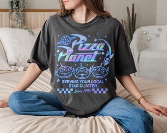 Vintage Pizza Planet Shirt, Toy Story Comfort Color Shirt, Toy Story Alien Shirt, Pizza Planet Alien Shirt, Toy Story Friends, Disney Shirts