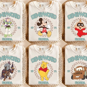 Custom Mickey And Friends Disneyworld Shirt, Disneyworld Shirt, Disney Group Shirts, Disney Matching Family 2025 Shirt, Disney Vacation Tee