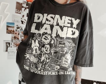 Retro 2026 Halloween Disneyland Shirt, Mickey Minnie Skeleton Halloween Shirt, Disneyland Halloween Shirt, Disney Halloween Matching Shirt