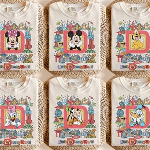 Retro Walt Disneyworld Shirt, Disney All Characters Shirt, Mickey And Friends Shirt, Disney Family Tee, Disney Group Shirt, Disney Trip Tee