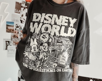 Retro 2026 Halloween Disneyworld Shirt, Mickey Minnie Skeleton Halloween Shirt, Disneyworld Halloween Shirt, Disney Halloween Matching Shirt