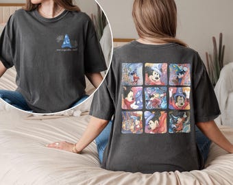Vintage Walt Disney Fantasy Comfort Colors Shirt, Kids Disney Shirt, Fantasia Mickey Shirt, Mickey Fantasia Shirt, Fantasmic Shirts
