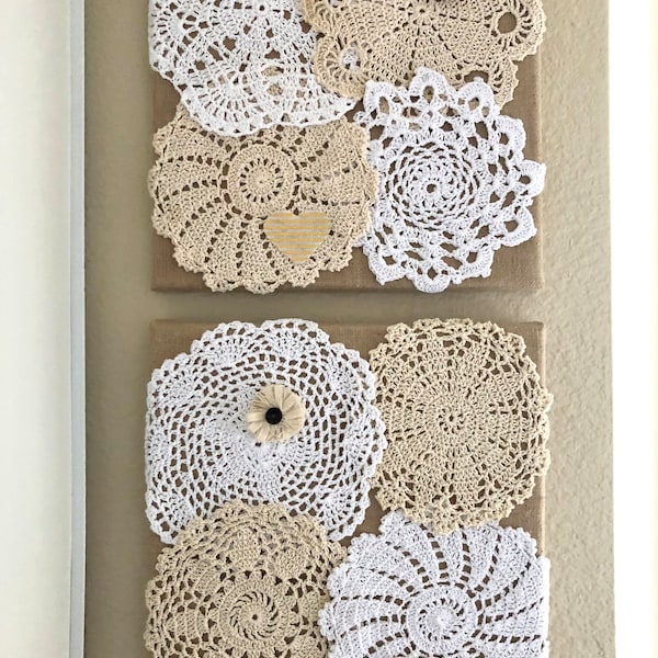 Doily Wall Art Etsy