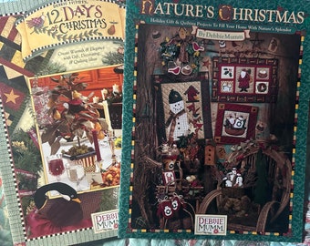 Debbie Mumm Books. 12 Days of Christmas & Nature’s Christmas