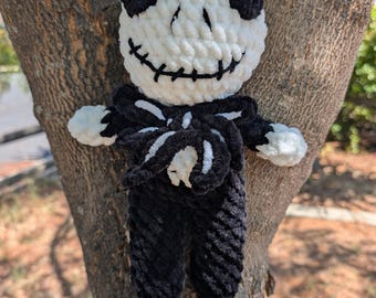 Crochet Jack Skellington Plushie 12"  Free Shipping