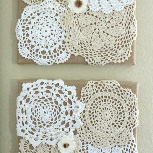 Doily Wall Art Etsy