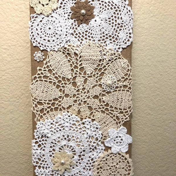 Doily Art Etsy