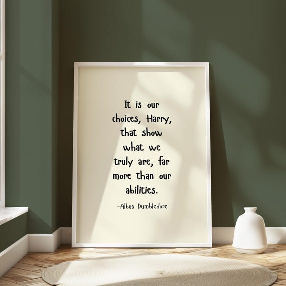 Dumbledore Quote Wall Art, Harry Potter Digital Download, Digital prints, Harry Potter Wall Art, Dumbledore digital prints