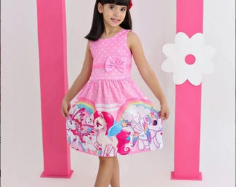Einhorn rosa Kleid * Baby-Mädchen Kleid * 1. Geburtstag Mädchen Kostüm * Geburtstag Kinder Geschenk * 1. Geburtstag Foto * 2. Geburtstag Kleid
