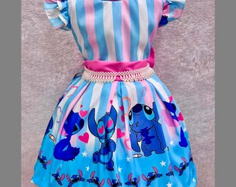 Cartoon Kleid * Baby-Kleid für Mädchen * 1