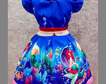 Meerjungfrau Kleid * Baby-Mädchen Kleid * 1. Geburtstag Mädchen Kostüm * Geburtstag Kinder Geschenk * 1. Geburtstag Fotoshooting * 2. Geburtstag Kleid