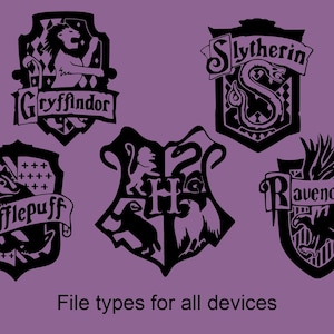 Escuela de casas de magos / svg / ttf / otf / eps / cricut y silueta / word / manualidades / creación / ideas
