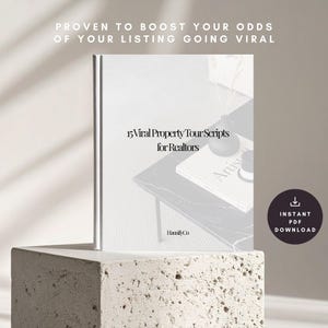 15 Viral Property Tour Scripts for Realtors (Instant PDF Download)