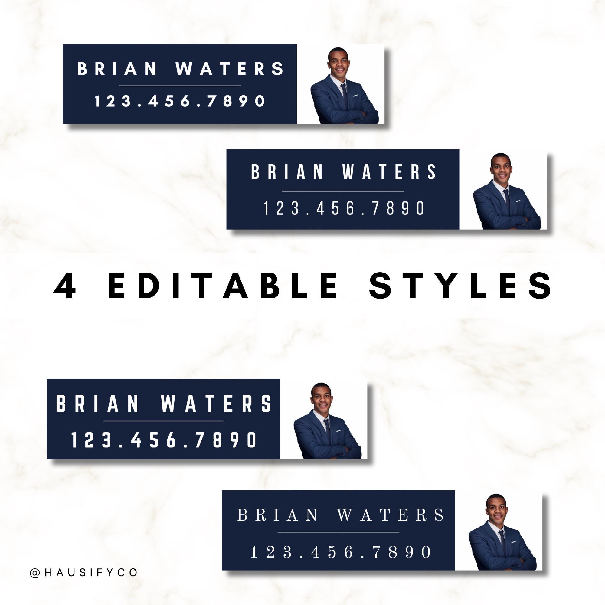 Realtor Rider Sign Template, Real Estate Marketing (canva Editable ...