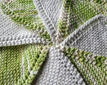 Handmade Cotton Knit Dishcloth