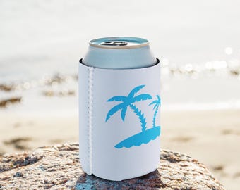 Tropical Island Can Cooler Gift