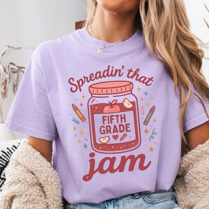 Comfort Colors Fifth Grade Teacher Shirt, 5th Grade Teacher TShirt, Cute Back to School Tee, Elementary Teacher Gift, Educator Teacher Shirt