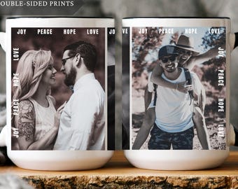 Personalized Photo Coffee Mug Birthday Gift, Custom Mug Gift for Mom, Anniversary Gift for Her Him Special Gifts, Memories Picture Mug -D30