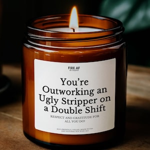 Funny Boss Gift Candle, Corporate Office Appreciation Gift Employee Coworker Friend, Team Thank You, Work Party Gag Gift,Humor Candle Gift