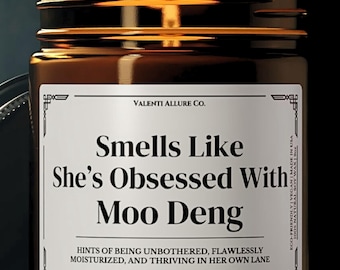 Moo Deng Candle, MooDeng Merch, Gifts for Mood Deng Fans, Very Demure Gifting, Gifted Candle, Gifteful Mom Gifted, Moo Deng Mood Sassy Hippo