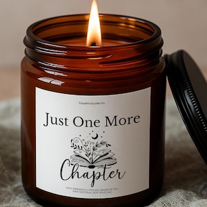 Nog één hoofdstuk smut lezer kaars cadeau, smut boekenliefhebber cadeau, smut boek, pittige boeken lezer, smut liefhebber, donkere romantiek lezer leesgrage geschenken