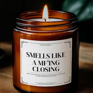 Personalized Real Estate Gift Candles Custom Fun Realtor Candle Salesperson Gift Marketing Gift For Realtor Real Estate Marketing Realtor