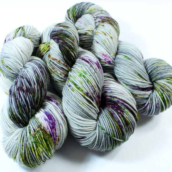 Hand Dyed Sock Yarn - SW Sock 80/20 - Superwash Merino Nylon - 400 yards - The Walkers